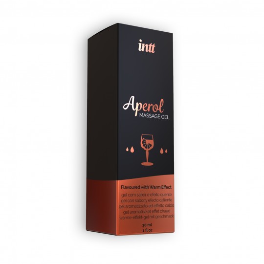 GEL DE MASAJE CON SABOR A APEROL INTT 30 ML