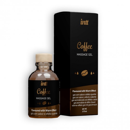 GEL DE MASSAGEM COM SABOR A CAFÉ INTT 30 ML