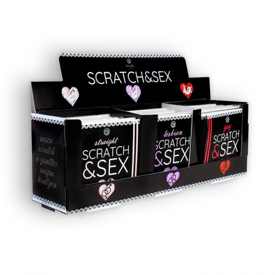 EXPOSITOR RASPADINHAS SCRATCH &amp; SEX SECRET PLAY