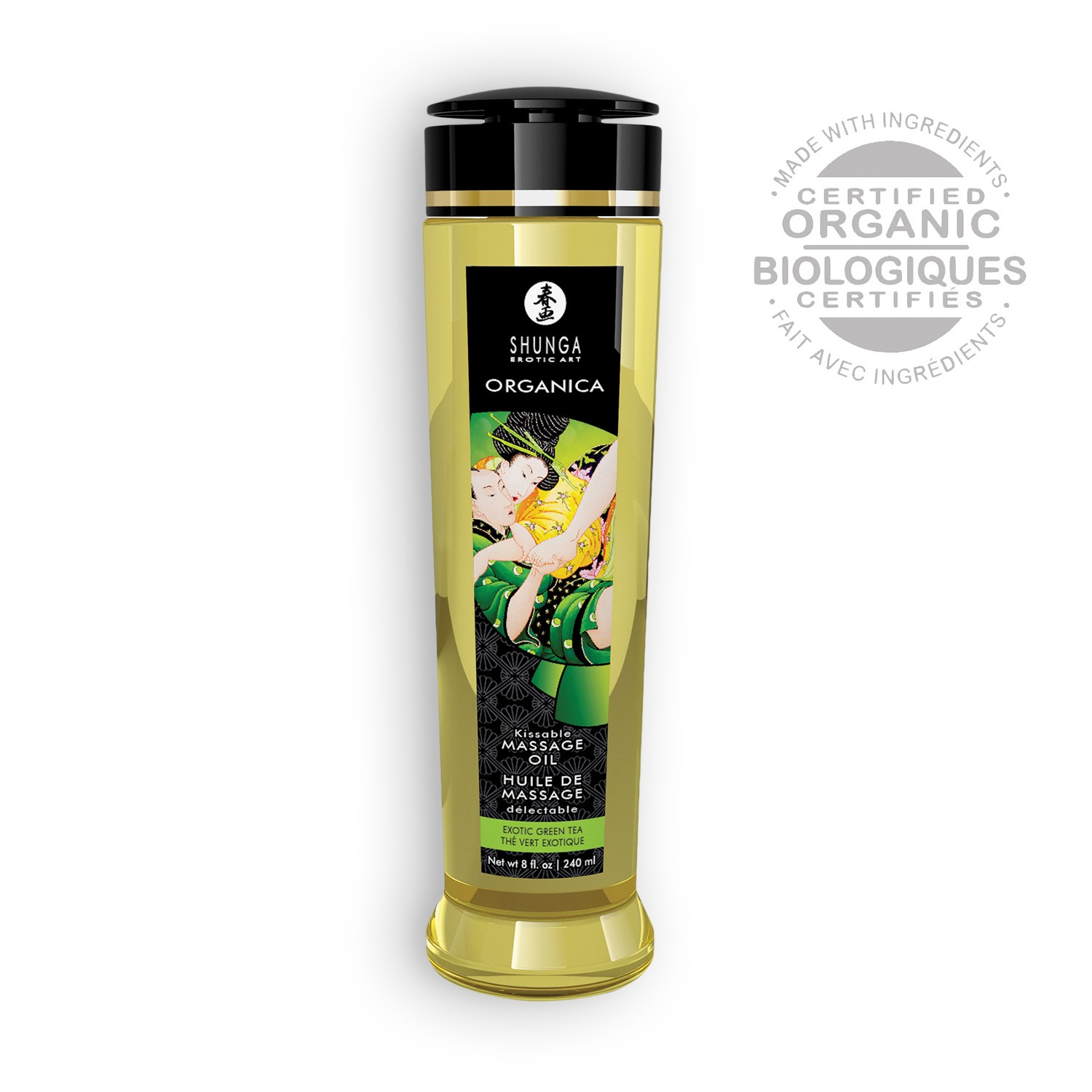 SHUNGA ORGANICA TÈ VERDE OLIO DA MASSAGGIO 240 ML