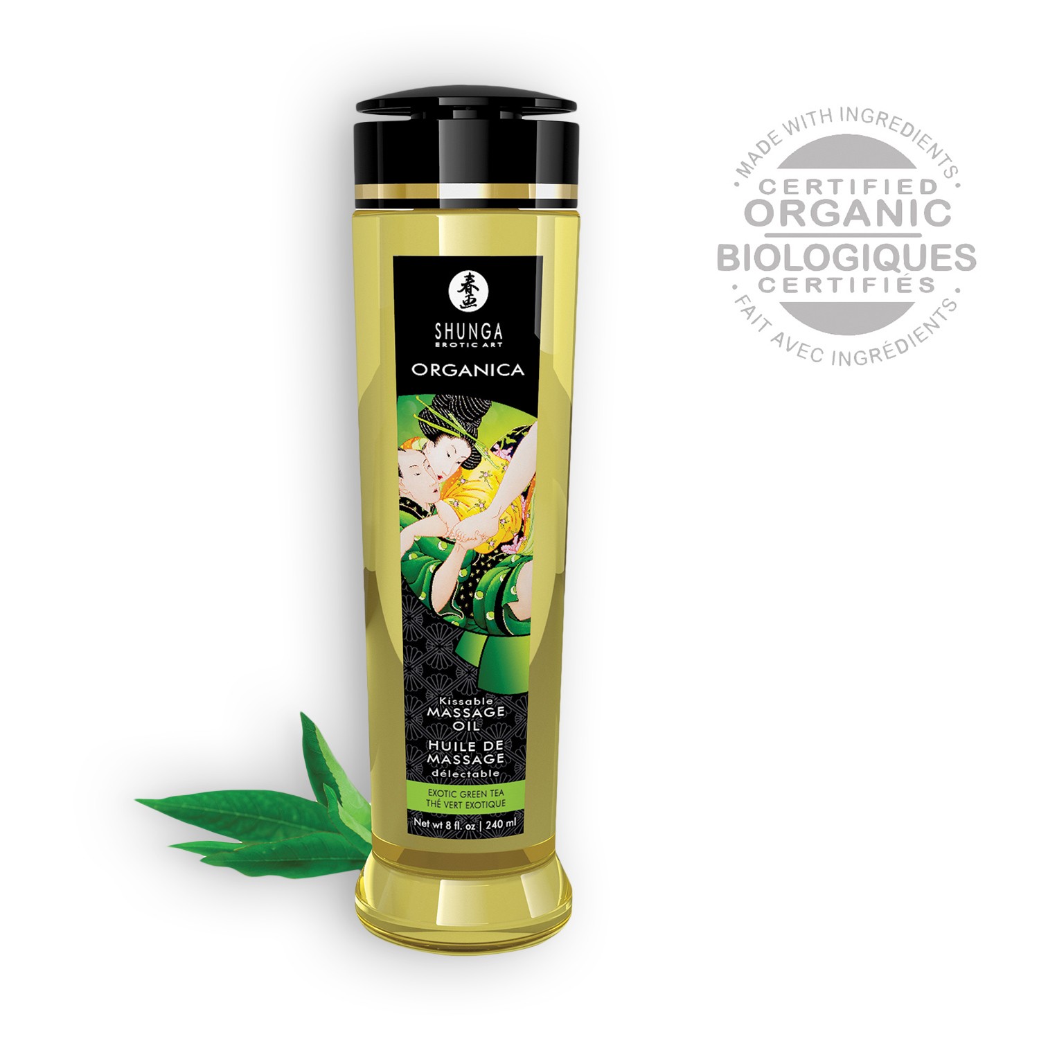 SHUNGA ORGANICA TÈ VERDE OLIO DA MASSAGGIO 240 ML