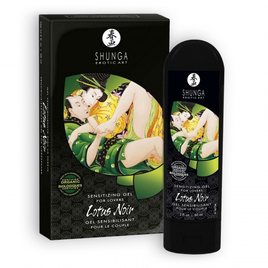 GEL SENSIBILIZANTE PARA CASAL SHUNGA LOTUS NOIR  60 ML