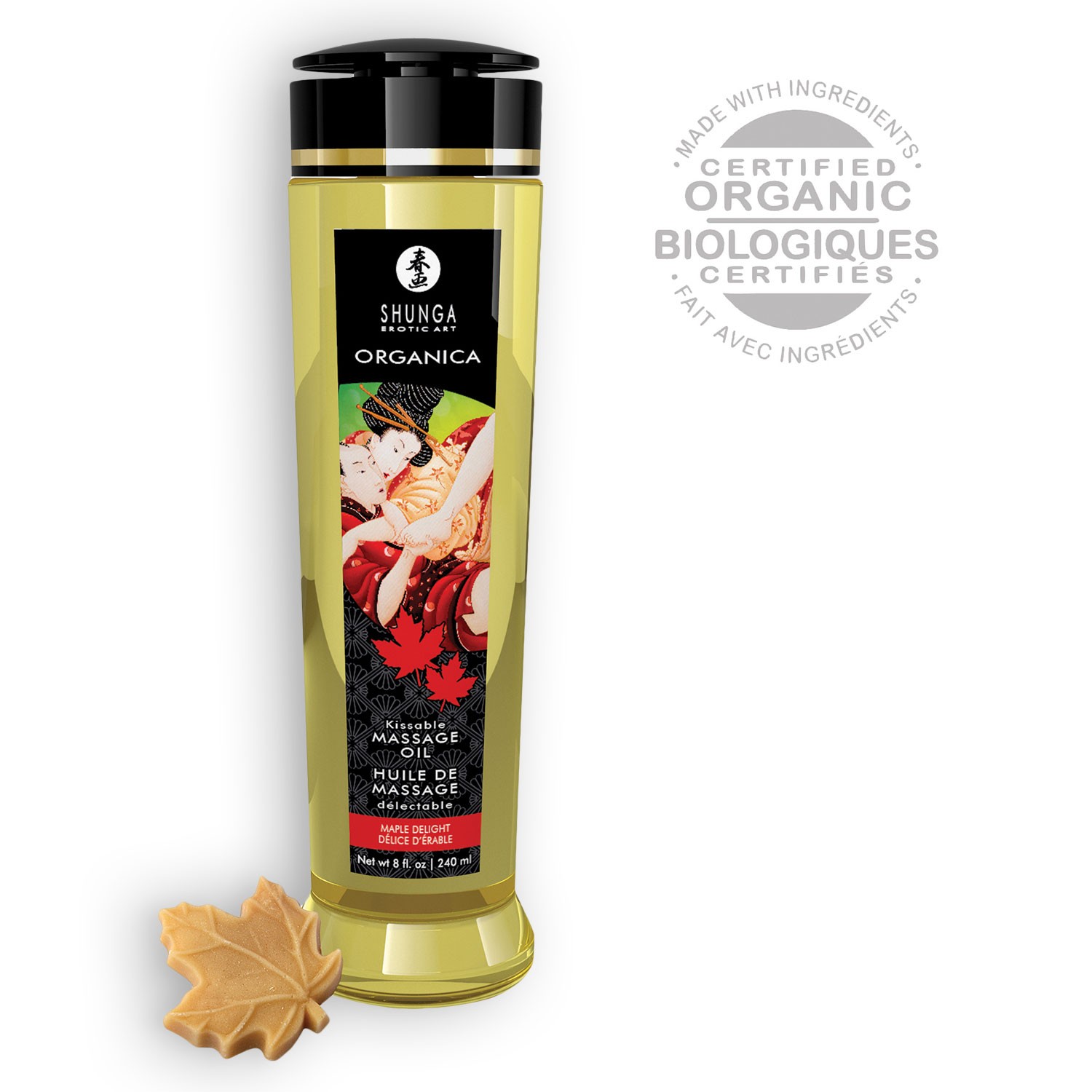 OLIO DA MASSAGGIO SHUNGA ORGANICA DELICIOSA DE ACER 240ML