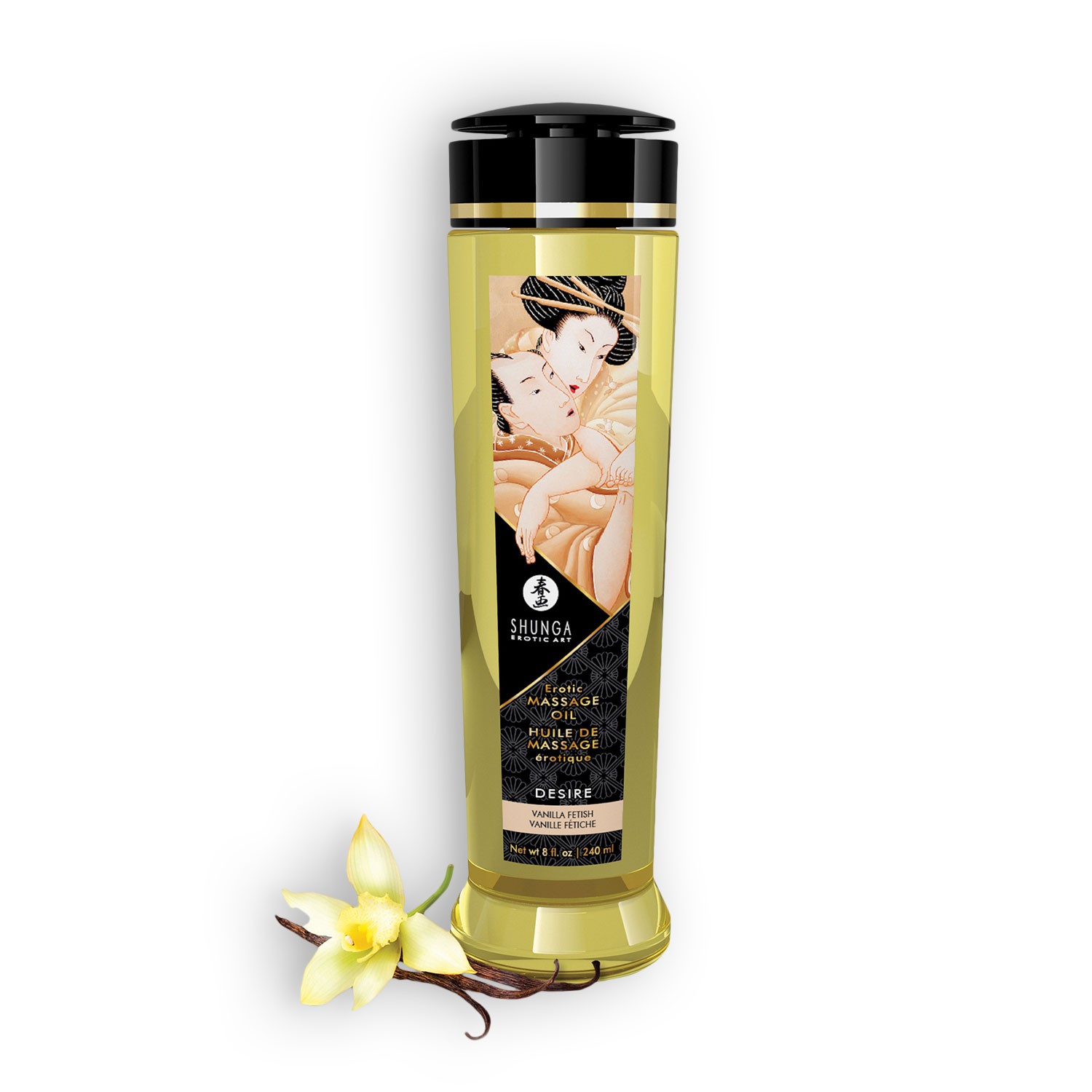 ÓLEO DE MASSAGEM SHUNGA DESIRE BAUNILHA 240ML