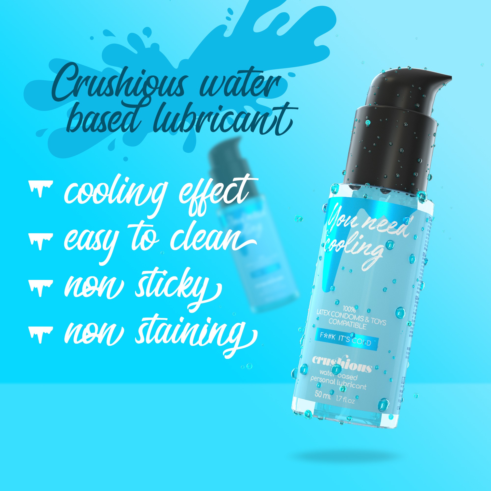 CRUSHIOUS COOLING EFFECT LUBRICANT 50 ML