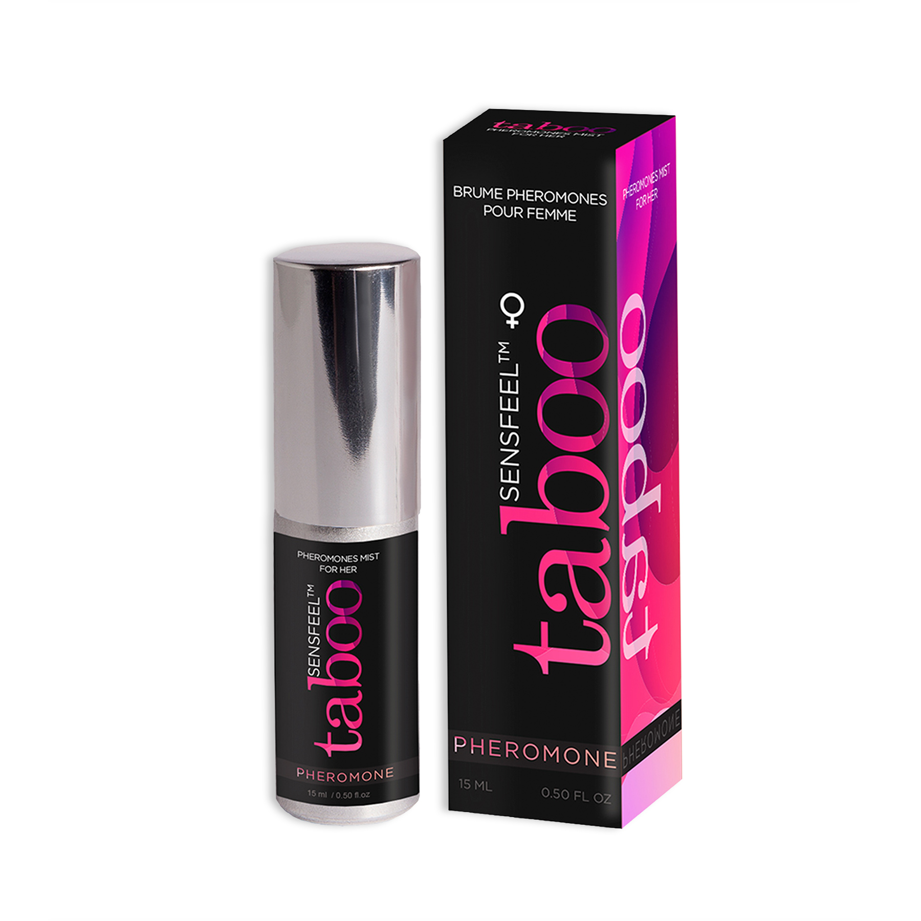 PERFUME FEMENINO TABOO PHEROMONES BOOSTER FOR HER SENSFEEL TECHNOLOGIE 15ML