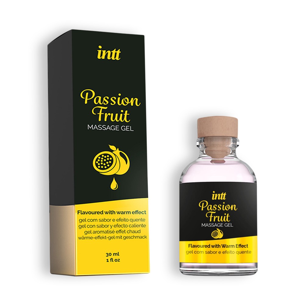 GEL DE MASAJE CON SABOR A MARACUYÁ INTT 30ML