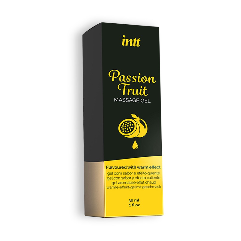 GEL DE MASSAGEM COM SABOR A MARACUJÁ INTT 30ML