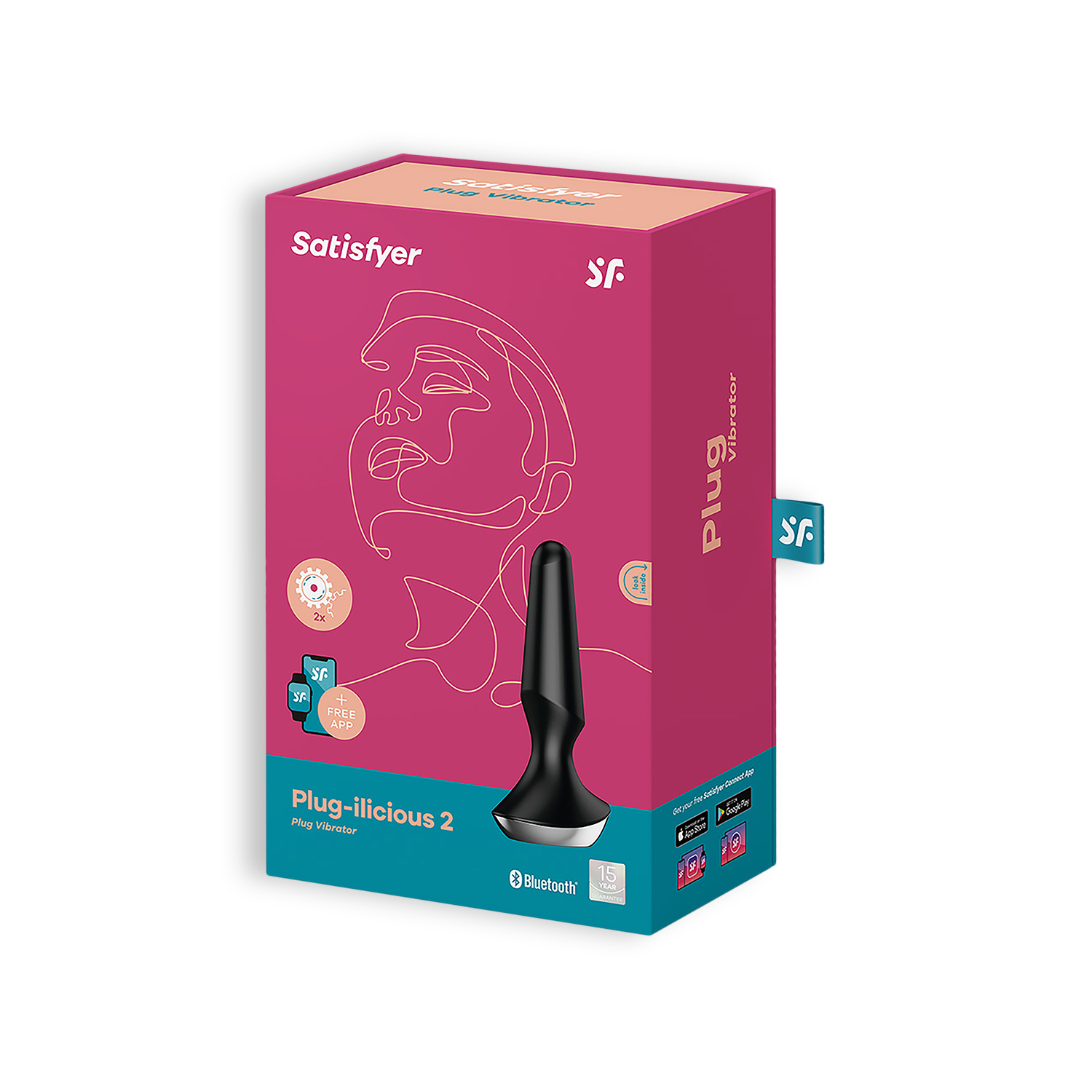 PLUG ANALE-ILICIOUS 2 SATISFYER NERO