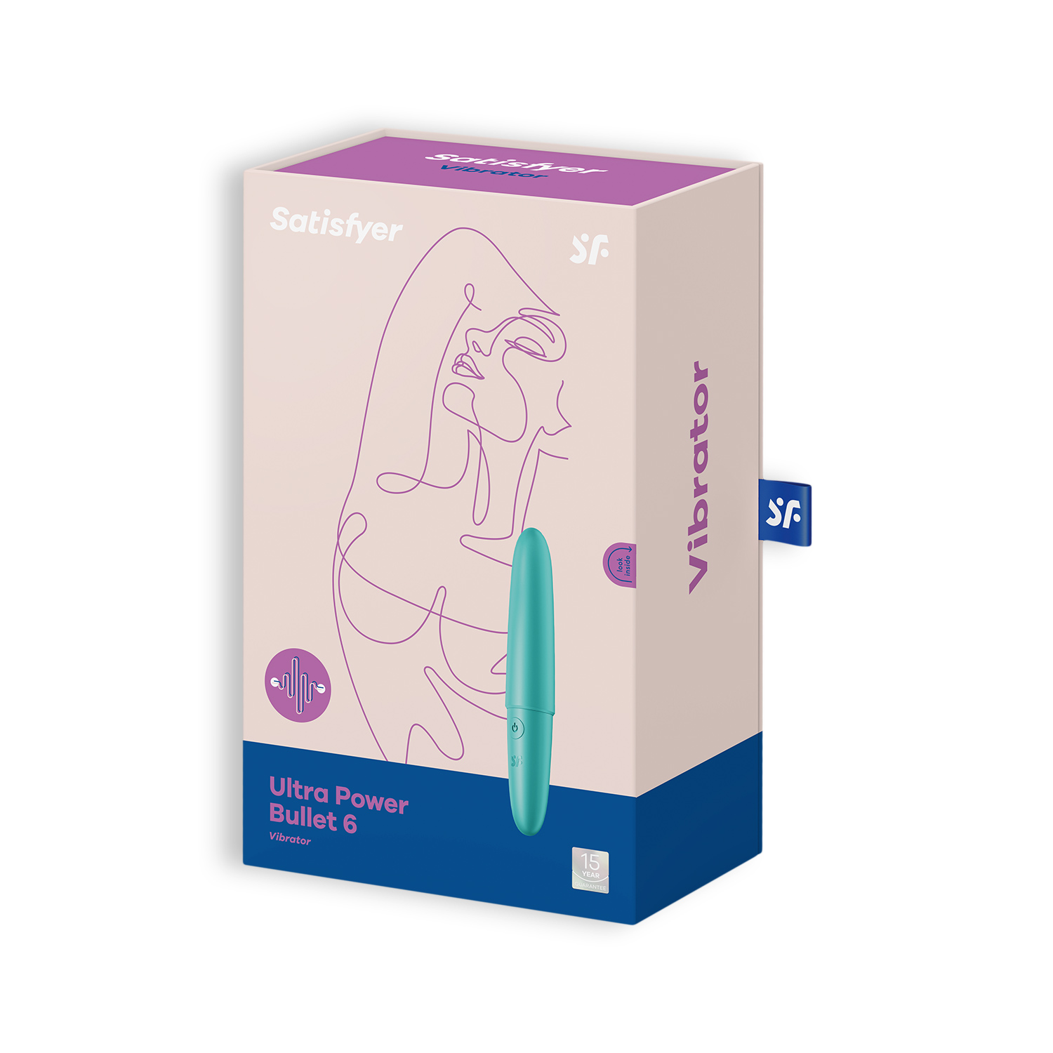 SATISFYER ULTRA POWER BULLET 6 TURQUOISE