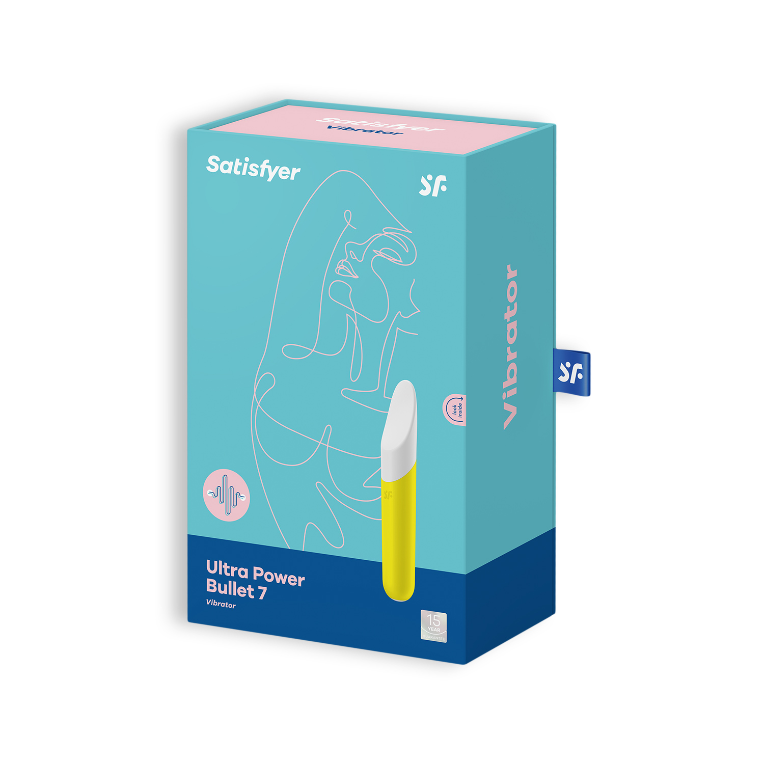 BALA VIBRATÓRIA ULTRA POWER BULLET 7 SATISFYER AMARELO