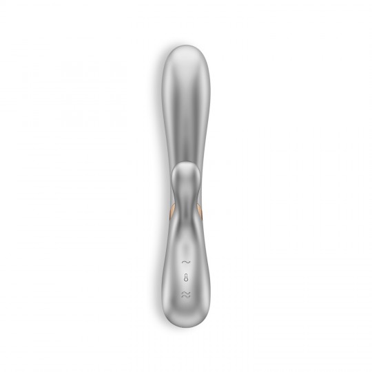 VIBRADOR HOT LOVER SATISFYER CINZA