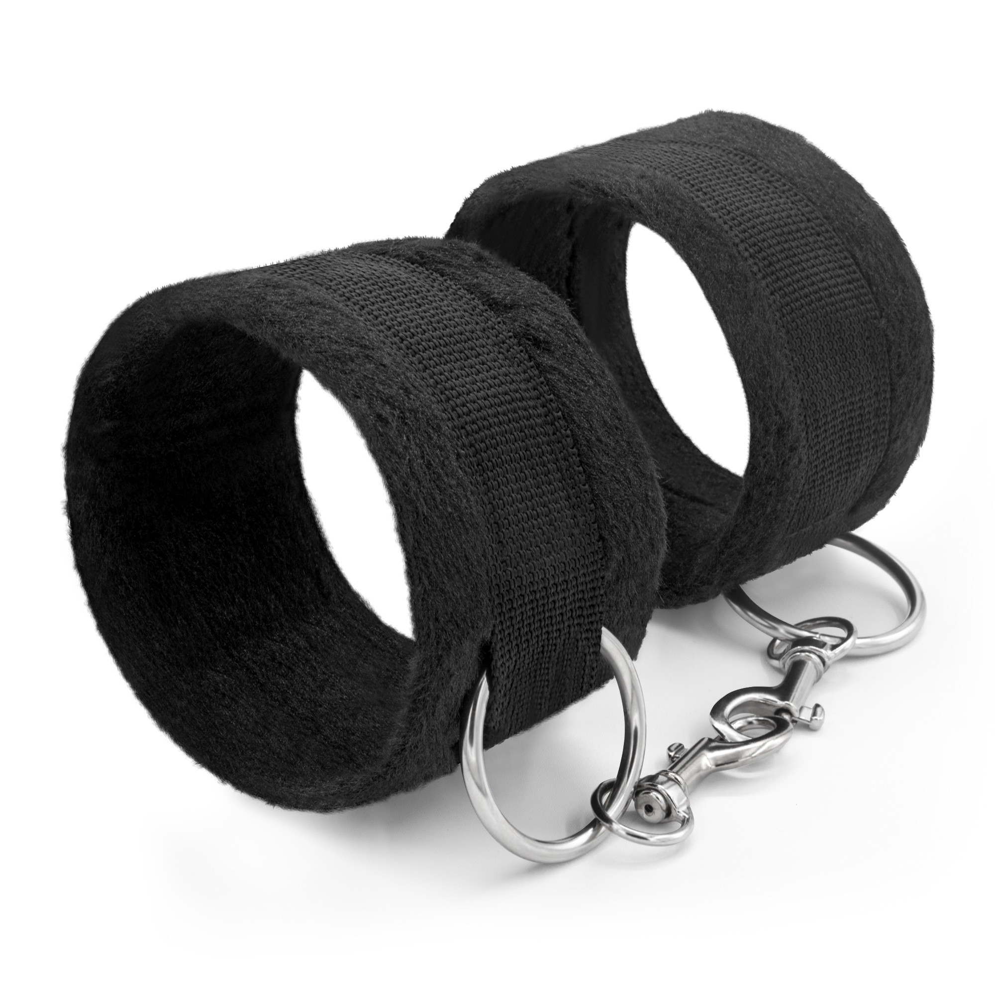 PACK DE 30 ESPOSAS DE VELCRO TOUGH LOVE CON CADENA DE 40CM EXTRA CRUSHIOUS NEGRAS