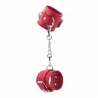 ROSSO AMARE CRUSHIOUS SERVITÙ PELLE HANDCUFFS