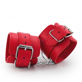 ROSSO AMARE CRUSHIOUS SERVITÙ PELLE HANDCUFFS