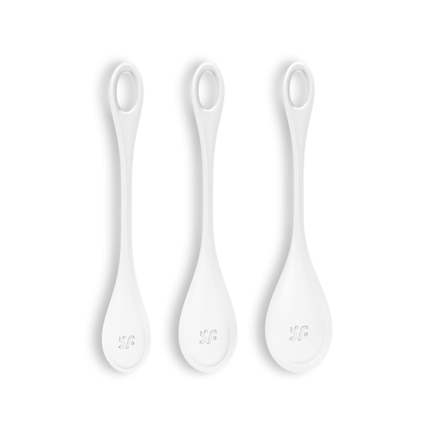 SATISFYER YONI POWER 1 3-PCS SET WHITE