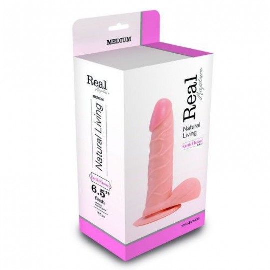 DILDO REALÍSTICO REAL RAPTURE EARTH FLAVOUR 6.5&#039;&#039; BRANCO