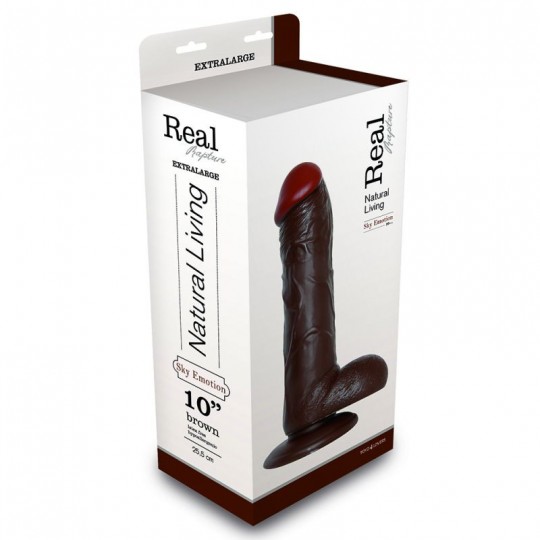 PENE REALÍSTICO REAL RAPTURE SKY EMOTION 10&#039;&#039; NEGRO