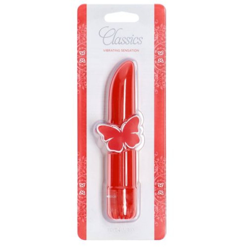 VIBRADOR CLASSICS ROJO PEQUEÑO