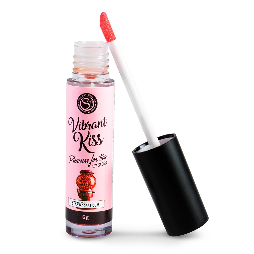 LIP GLOSS DE CHICLE DE FRESA VIBRANT KISS 6GR