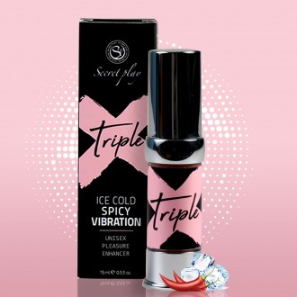 GEL ESTIMULANTE TRIPLE X UNISEXO SECRET PLAY 15ML