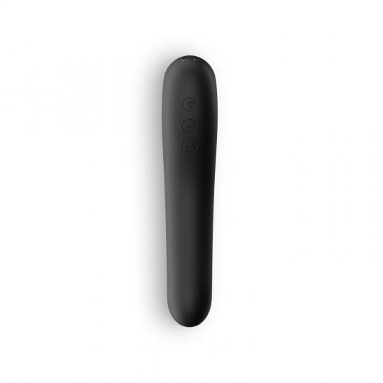 SATISFYER DUAL KISS VIBRATOR BLACK