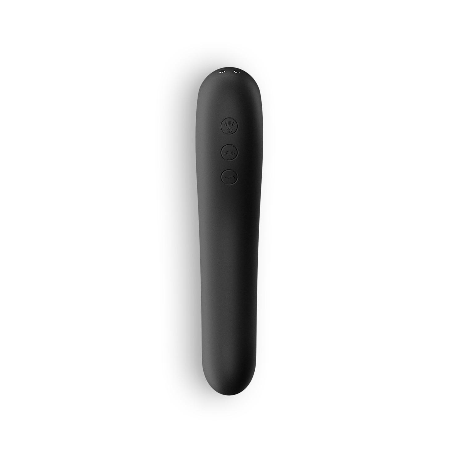 VIBRADOR DUAL KISS SATISFYER PRETO