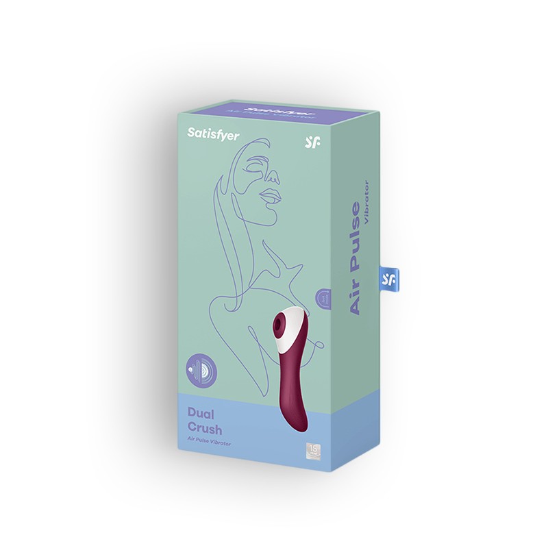 VIBRATORE DOPPIO SCHIACCIARE SATISFYER