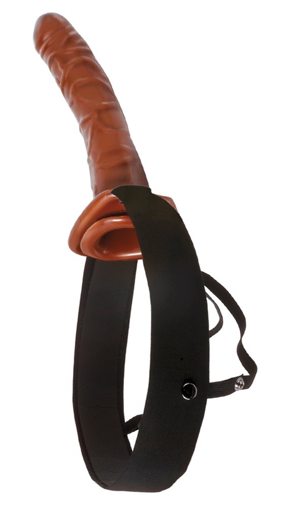 STRAP-ON OCO 10” CHOCOLATE DREAM HOLLOW STRAP-ON FETISH FANTASY SERIES