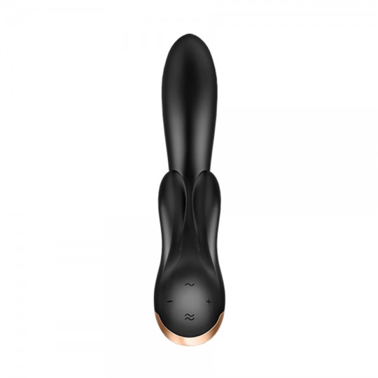 SATISFYER DOUBLE FLEX VIBRATOR WITH APP BLACK