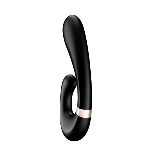 VIBRATORE A ONDA DI CALORE CON APP SATISFYER NERO