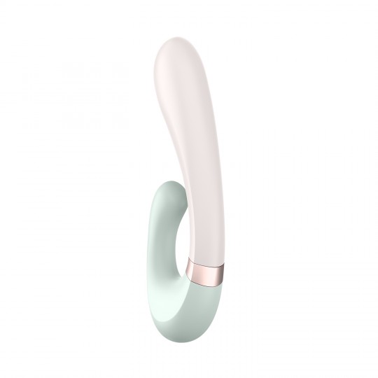 VIBRATORE A ONDA DI CALORE CON APP SATISFYER VERDE