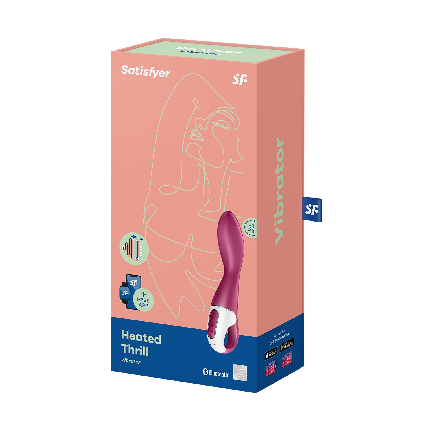 VIBRATORE BRIVIDO RISCALDATO CON APP SATISFYER