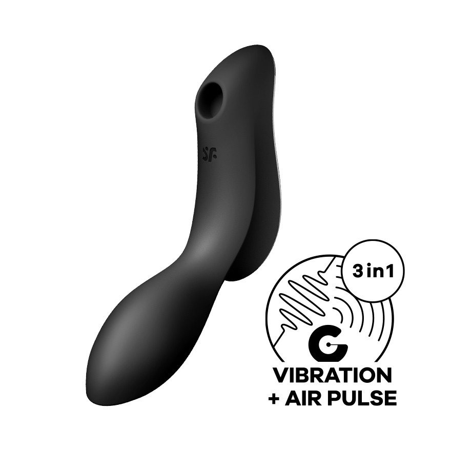 DILDO CURVY TRINITÀ 2 SATISFYER NERO