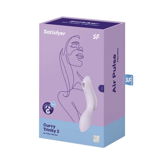 SATISFYER CURVY TRINITY 2 VIBRATOR VIOLET