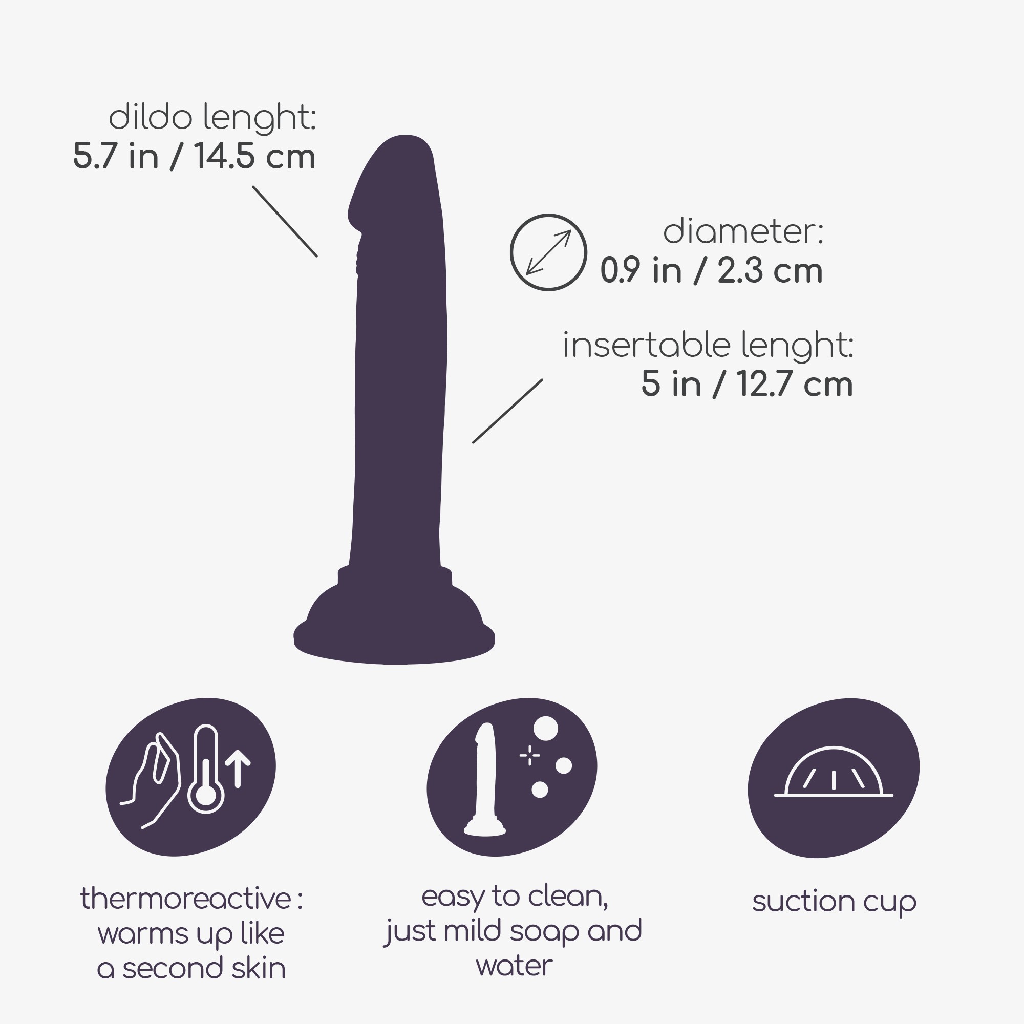 CRUSHIOUS STAN 5,7&quot; DILDO