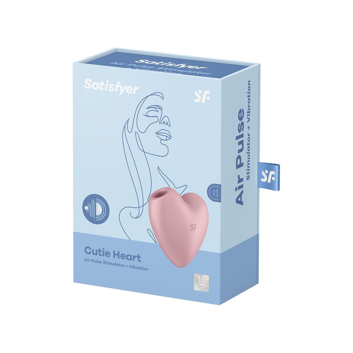 VIBRADOR CUTIE HEART SATISFYER ROSA