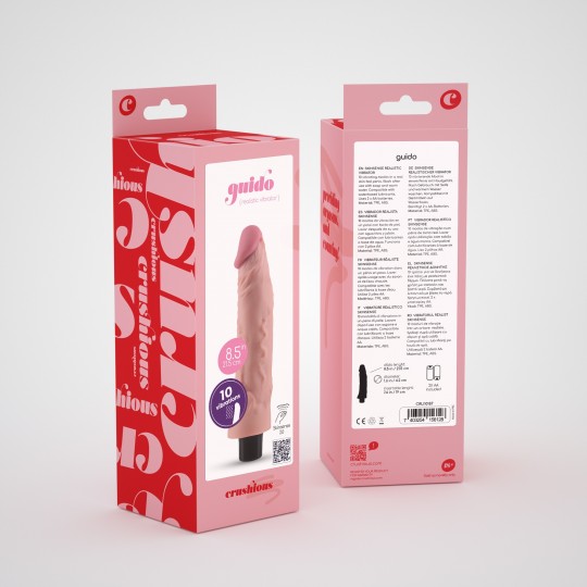 PACK DE 32 VIBRADOR REALÍSTICO GUIDO CRUSHIOUS