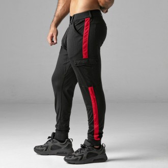 JOGGER LOOK AT SIDE LOCKER GEAR ROSSO