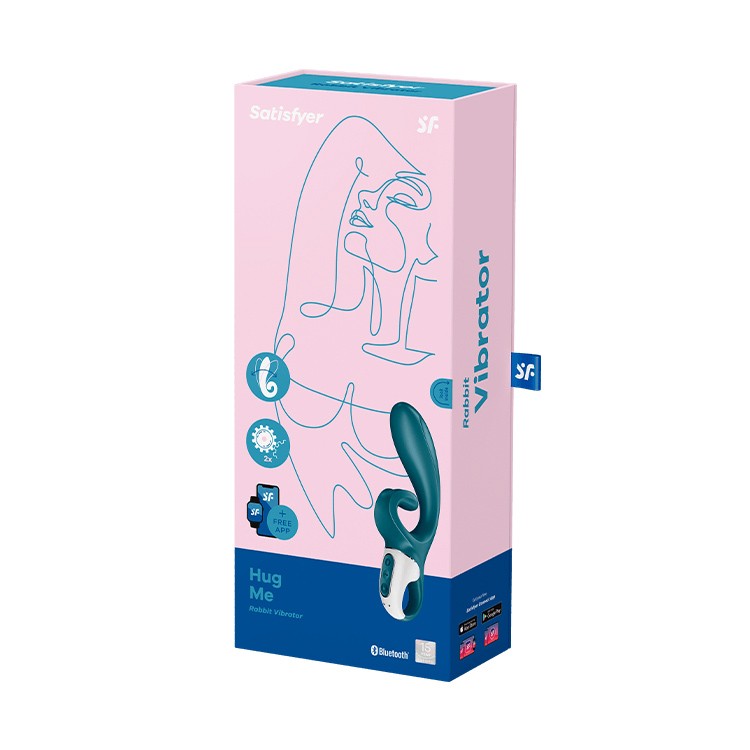 SATISFYER HUG ME VIBRATOR WITH APP GREEN