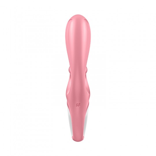 SATISFYER HUG ME VIBRATOR WITH APP PINK