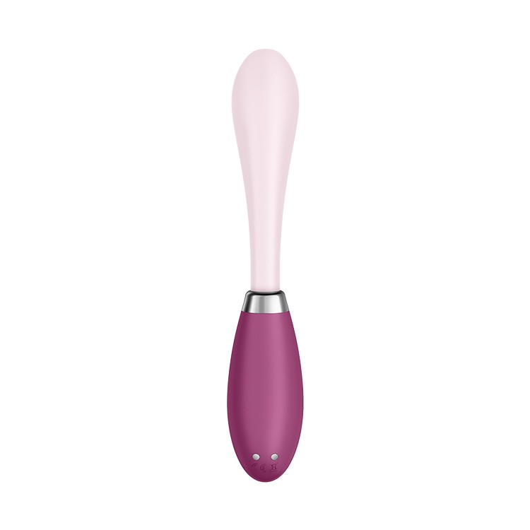 SATISFYER G-SPOT FLEX 3 VIBRATOR BURGUNDY