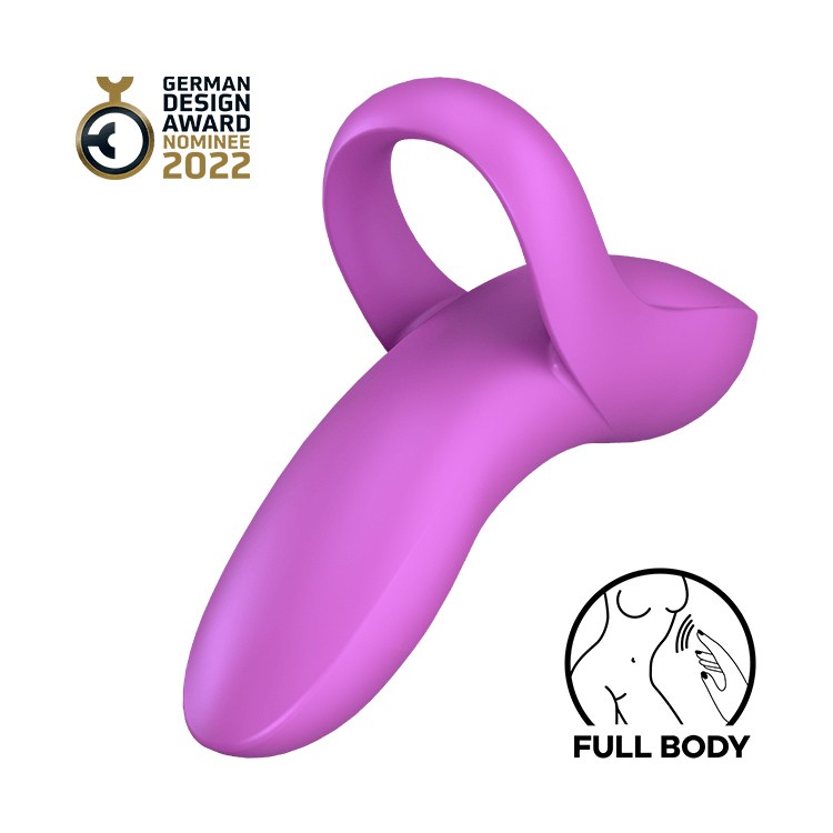 VIBRADOR DE DEDO BOLD LOVER SATISFYER MORADO