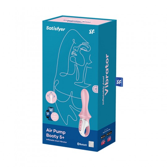 VIBRATORE ANALE GONFIABILE AIR PUMP BOOTY 5 CON LA APLICACIÓN CONNECT SATISFYER