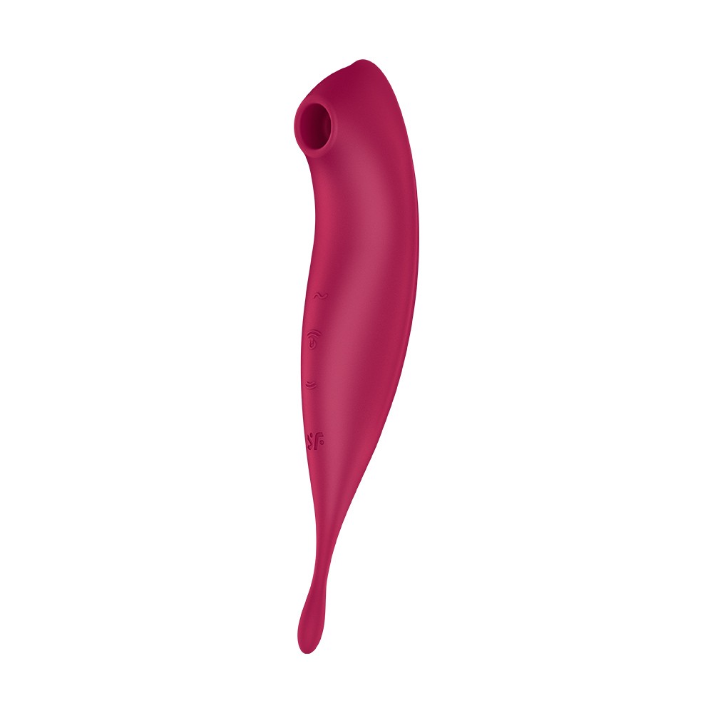 VIBRATORE TWIRLING PRO SATISFYER CON APP CONNECT ROSSO