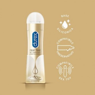 LUBRICANTE DUREX REAL FEEL 50ML