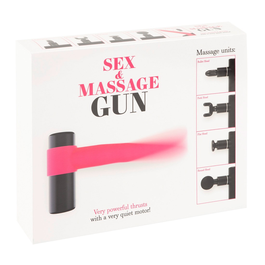 MASSAGGIATORE SEX &amp; MASSAGE GUN YOU2TOYS