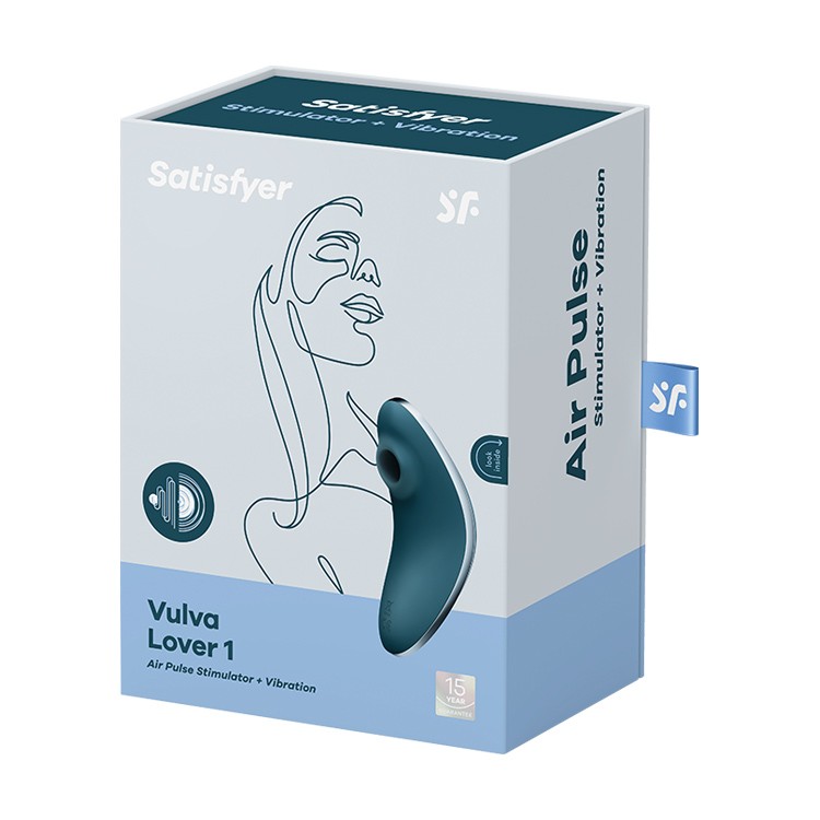 SATISFYER VULVA LOVER 1 DARK BLUE