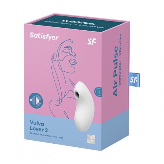 ESTIMULADOR VULVA LOVER 2 BLANCO SATISFYER