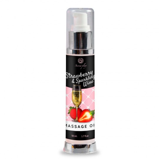 OLIO DA MASSAGGIO CHAMPAGNE ALLA FRAGOLA SECRET PLAY 50ML